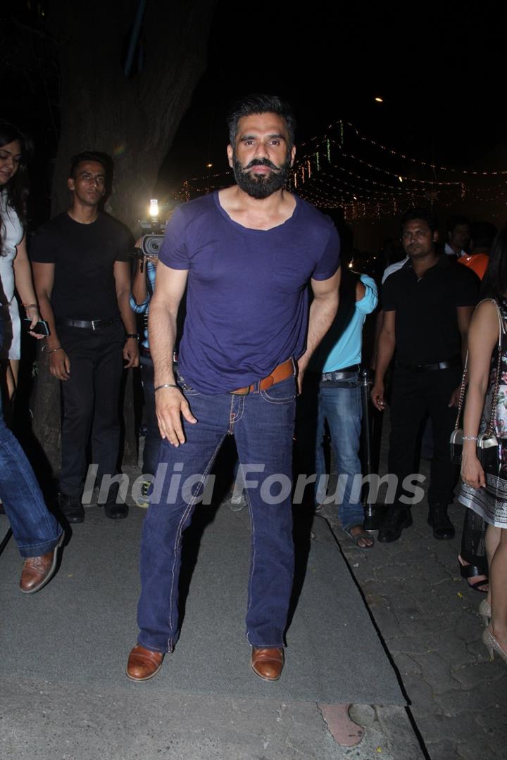 Suniel Shetty at Birthday Bash of Raj Kundra