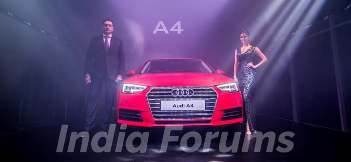 Nimrat Kaur and Ravi Shastri at AUDI A4 Launch!