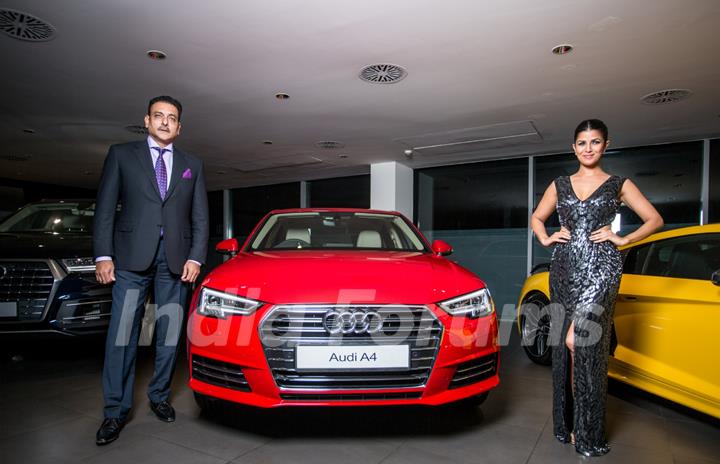 Nimrat Kaur and Ravi Shastri at AUDI A4 Launch!
