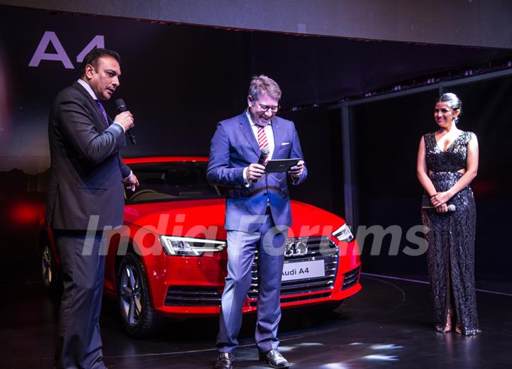 Nimrat Kaur and Ravi Shastri at AUDI A4 Launch!