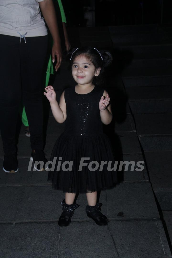 Urvashi Sharma's daughter Samaira Joshi snapped outside Hakkasan