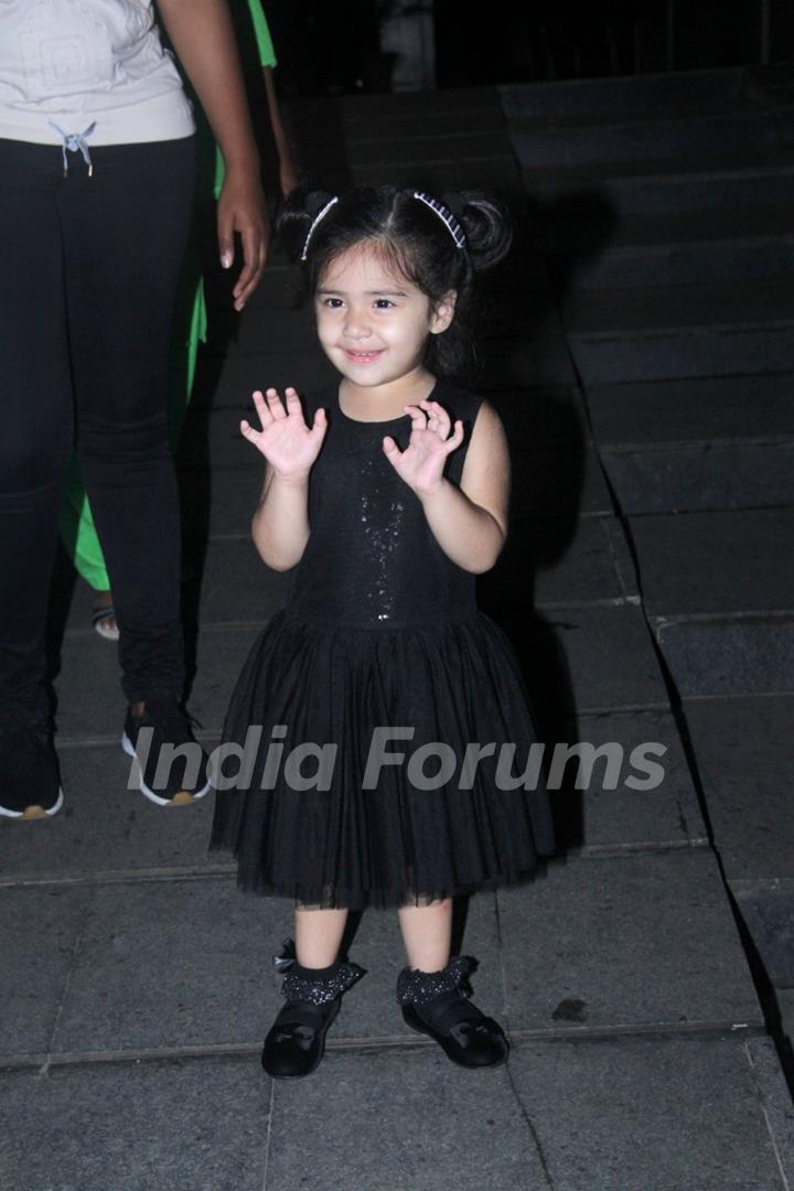 Urvashi Sharma's daughter Samaira Joshi snapped outside Hakkasan