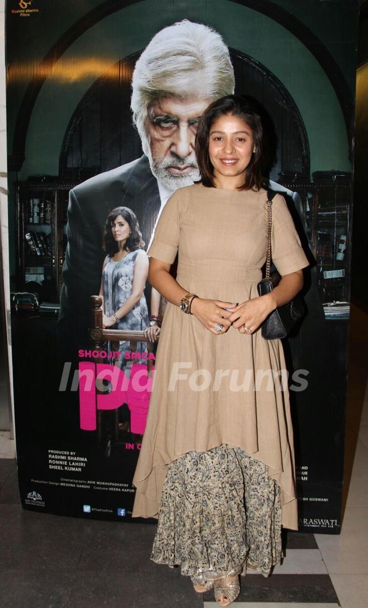 Sunidhi Chauhan at Special screening of Film 'Pink'