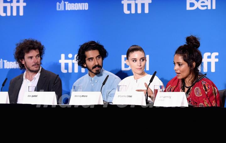 Dev Patel, Pallavi Sharda and Priyanka Bose and at Toronto Film Festival