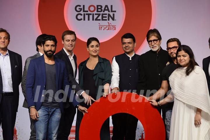 Celebs at Launch of Global Citizen Festival of India