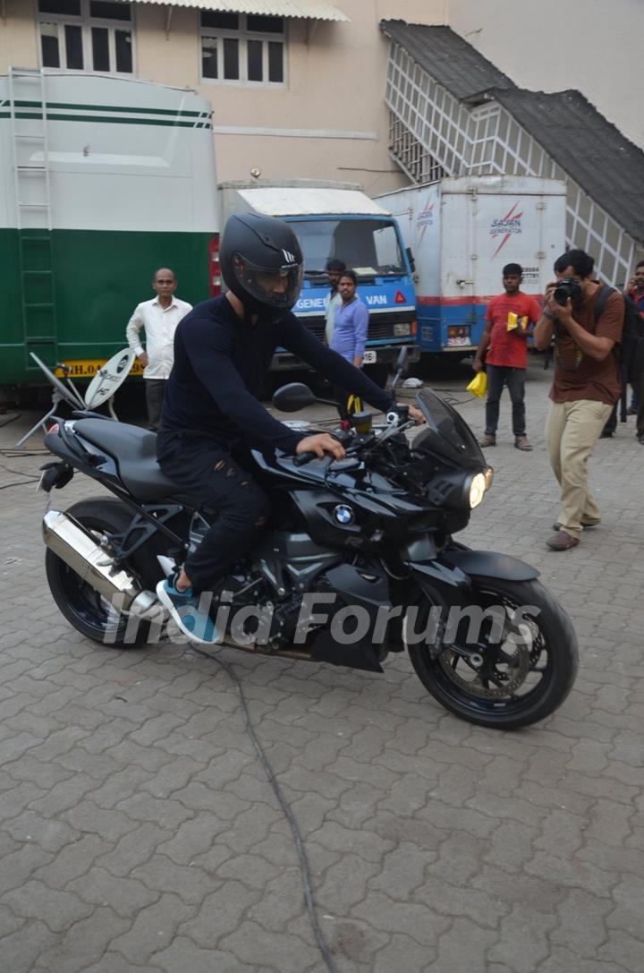 Sushant Singh Rajput at Promotion of 'M.S. Dhoni: The Untold Story'