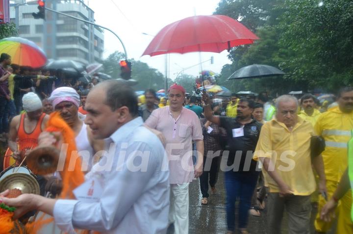 Rishi Kapoor at R.K Studio Ganesh Visarjan