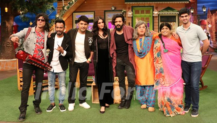 Celebs at Promotion of 'Banjo' on Sets of The Kapil Sharma Show