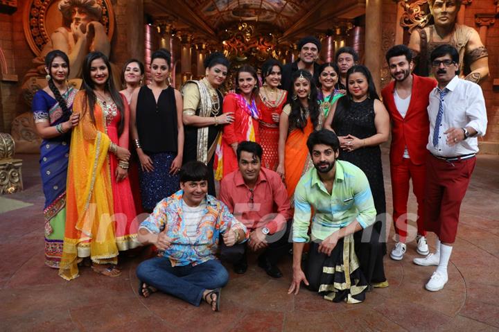 Colours TV actors visits on set of Comedy Nights Bachao