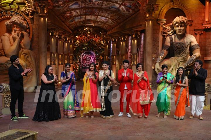 Colours TV actors visits on set of Comedy Nights Bachao