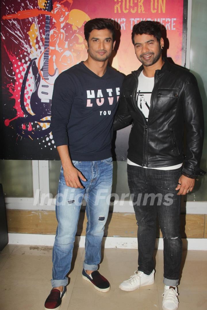 Sushant and Shabbir Ahluwalia promotes 'M.S. Dhoni: The Untold Story' on the sets of Kum Kum Bhagya