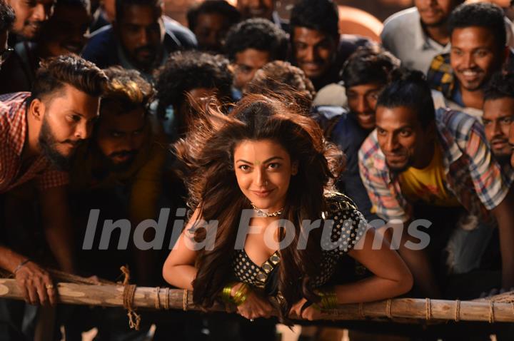 Kajal Aggarwal from Pakka Local Song in Janatha Garage