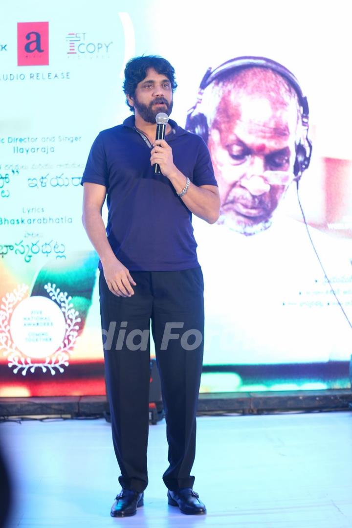 Akkineni Nagarjunaat music launch of 'Mana Oori Ramayanam'