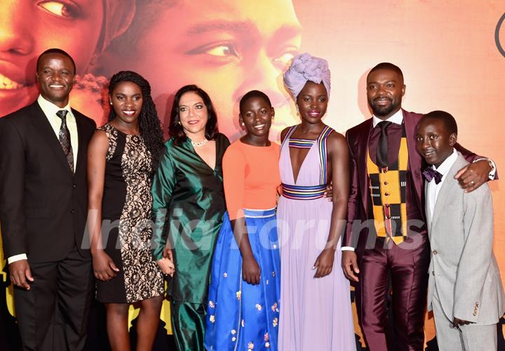 Mira Nair and Lupita Nyong'o at 'Queen of Katwe' Los Angeles premiere