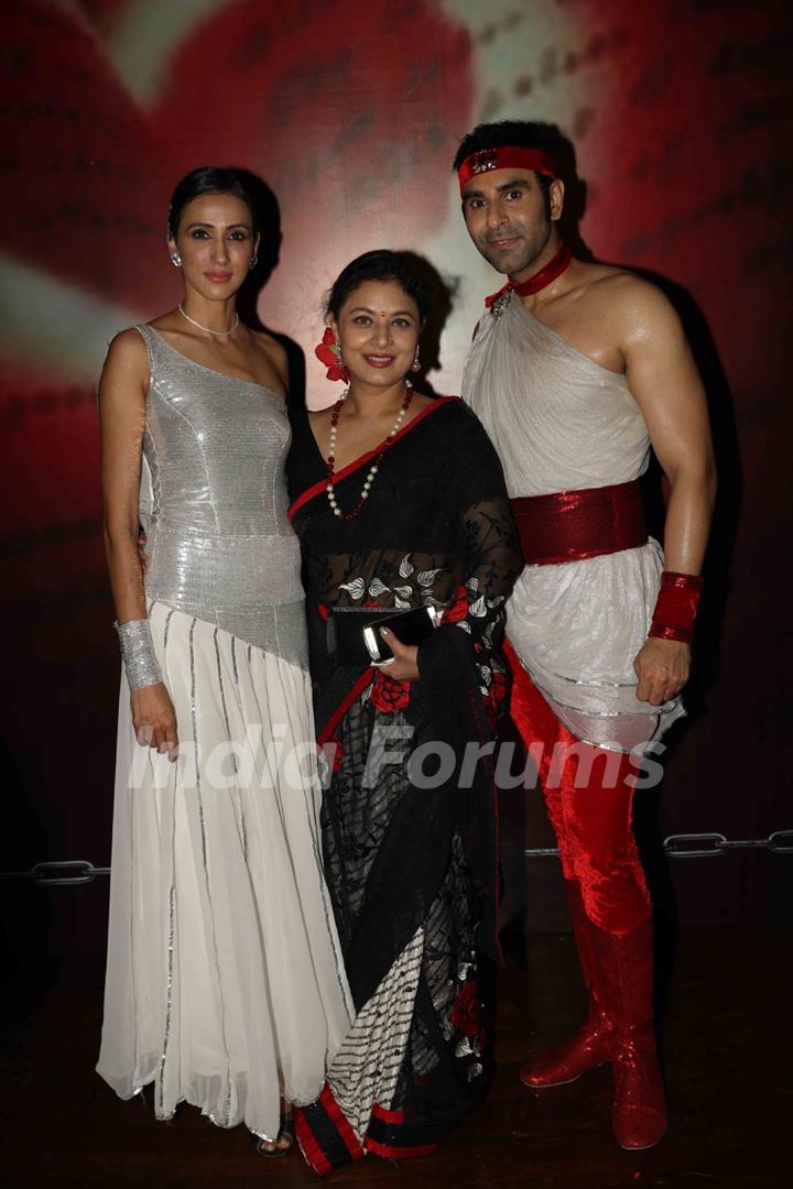 Sandip Soparrkar and Alesia Raut with Sarbani Mukherji at NCPA Ballroom dancing event