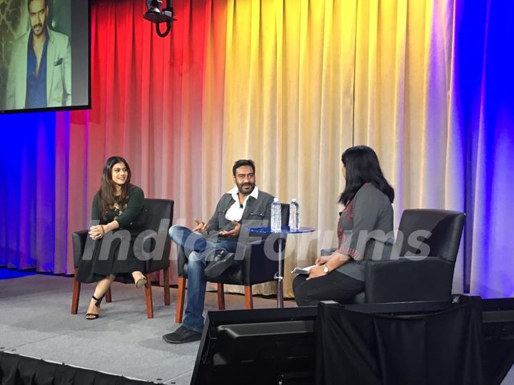 Ajay and Kajol visit Facebook and Google headquarters in California