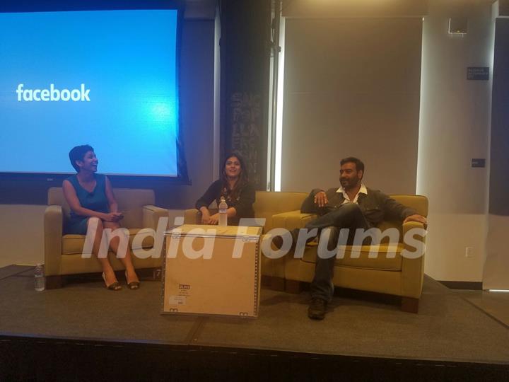 Ajay and Kajol visit Facebook and Google headquarters in California