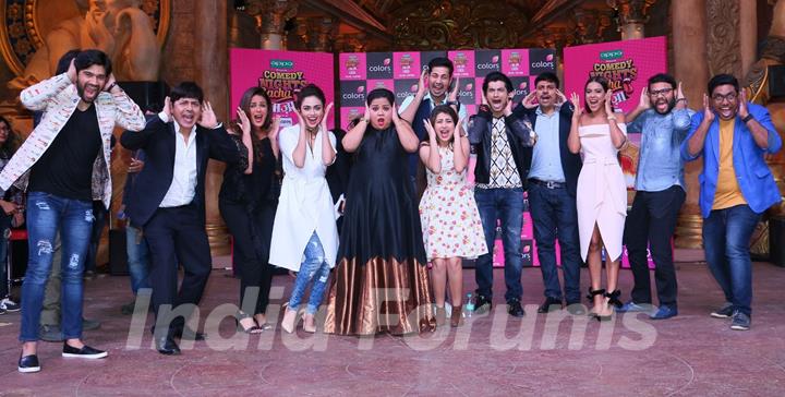 Celebs at Press meet of Comedy Nights Bachao