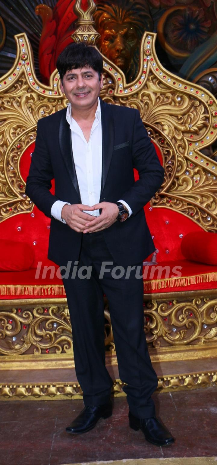 Sudesh Lahiri at Press meet of Comedy Nights Bachao