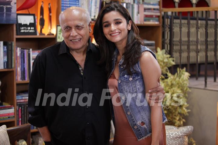 Mahesh Bhatt and Alia Bhatt at Vogue BFFs on COLORS Infinity