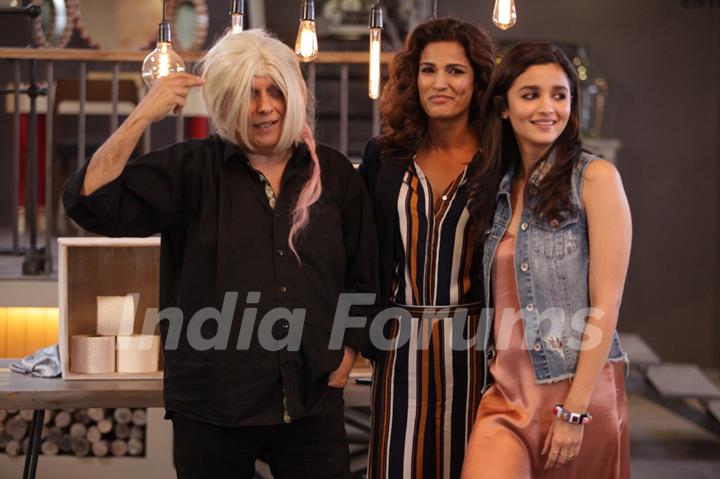 Mahesh Bhatt and Alia Bhatt at Vogue BFFs on COLORS Infinity