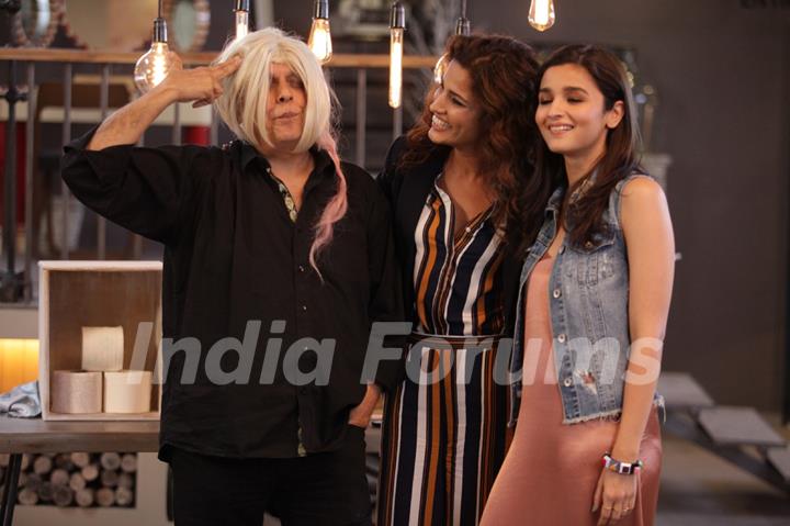 Mahesh Bhatt and Alia Bhatt at Vogue BFFs on COLORS Infinity