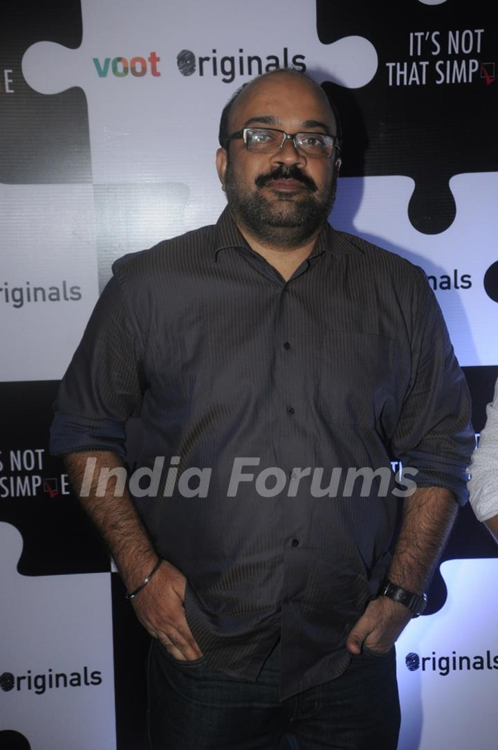 Charudutt Acharya at Press meet of Swara Bhaskar's web show 'Its Not That Simple'