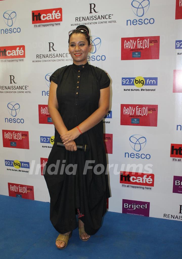 Kalpana Pataowary at Press meet of Folk and Fusion music Festival- Paddy Fields