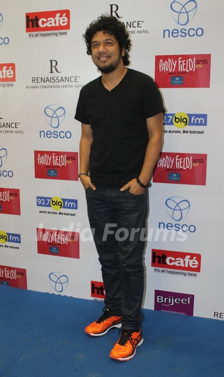 Papon at Press meet of Folk and Fusion music Festival- Paddy Fields