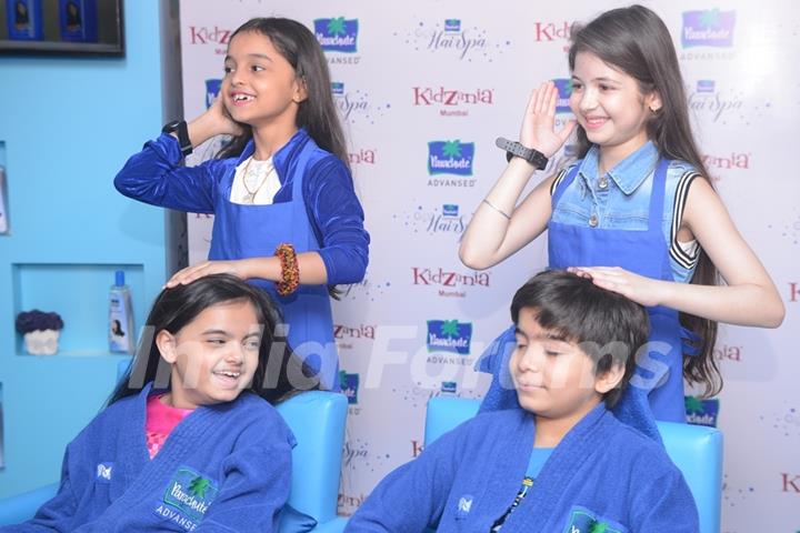 Celebs at Launch of Parachute Advansed Hair Spa at KidZania Mumbai