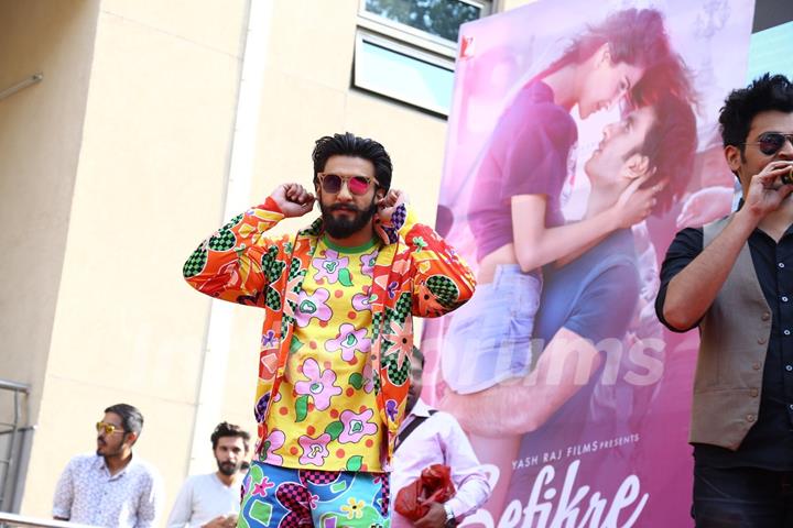 Promotions of Befikre at Delhi University