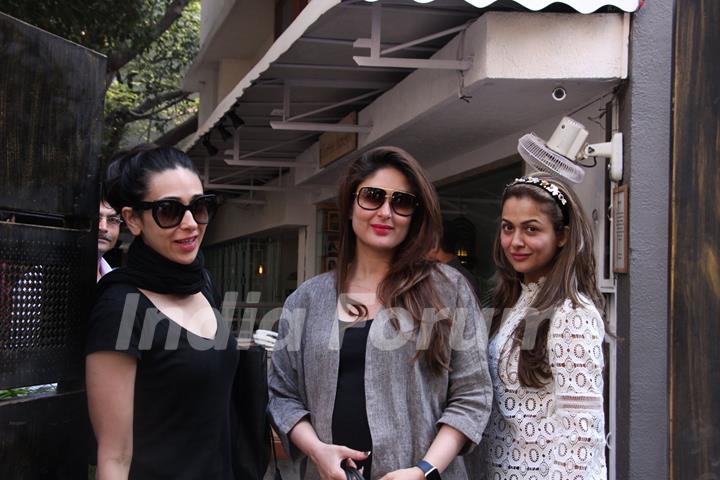 Kareena, Karishma and Amrita Arora Snapped post lunch!