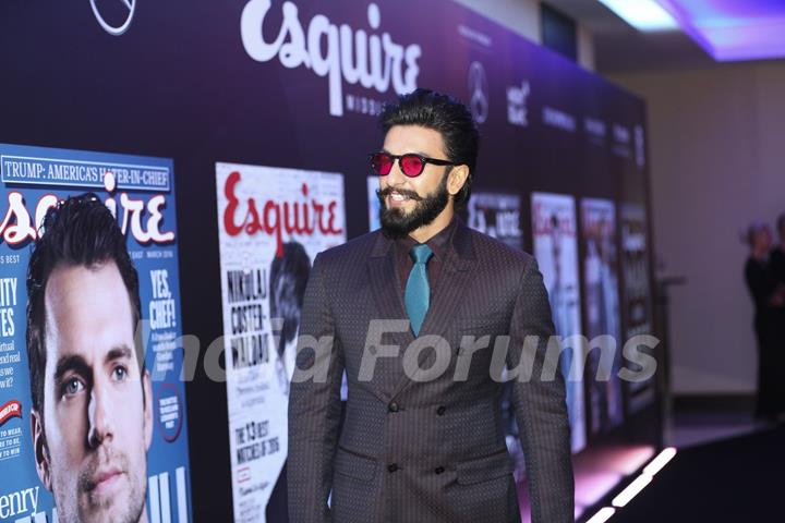 Ranveer and Deepika at Esquire - MAN AT HIS BEST AWARDS 2016