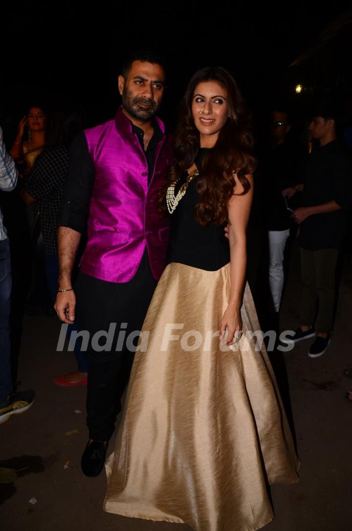 Actors Kishwer Merchant and Suyyash Rai's Sangeet Ceremony