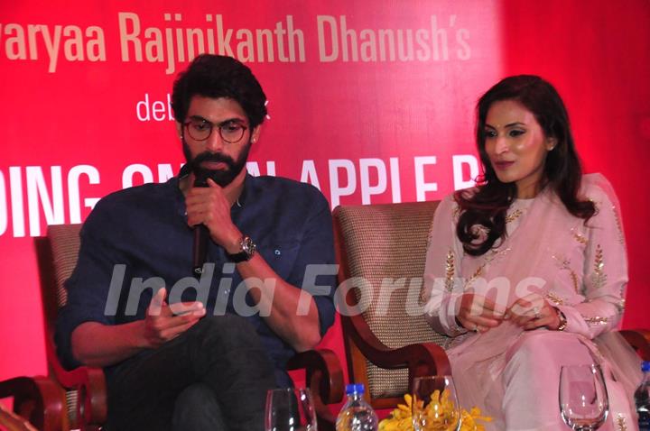 Launch of Aishwarya R Dhanush's Book 'Standing on an Apple box'