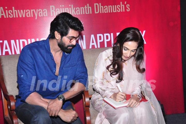 Launch of Aishwarya R Dhanush's Book 'Standing on an Apple box'