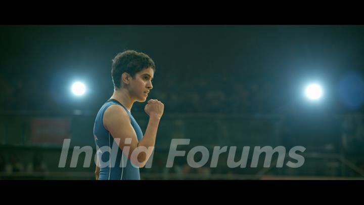 Still of Sanya Malhotra as Babita Phogat from Dangal