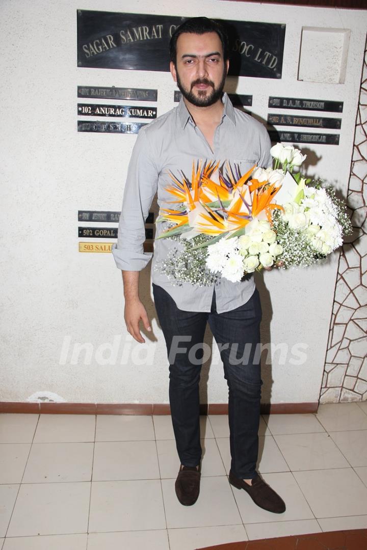 Sahil Sangha at Javed Akhtar's Birthday Bash