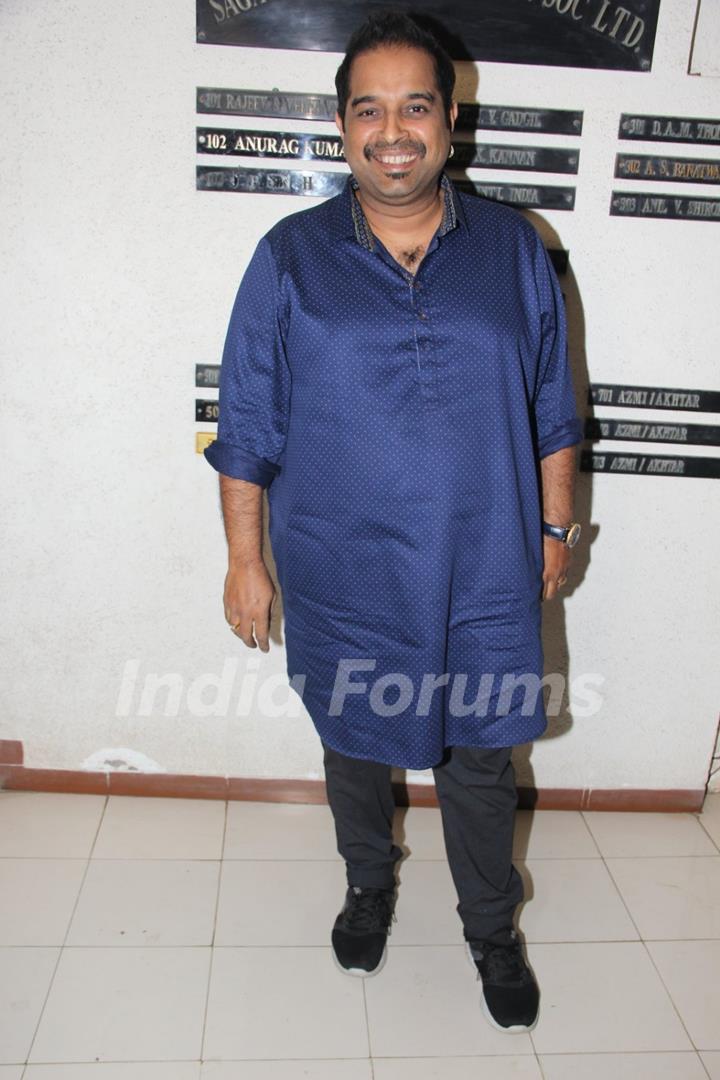 Shankar Mahadevan at Javed Akhtar's Birthday Bash