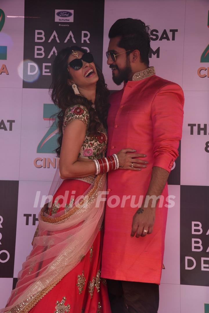 Kishwer Merchant and Suyyash Rai at Kala Chasma Bike Rally