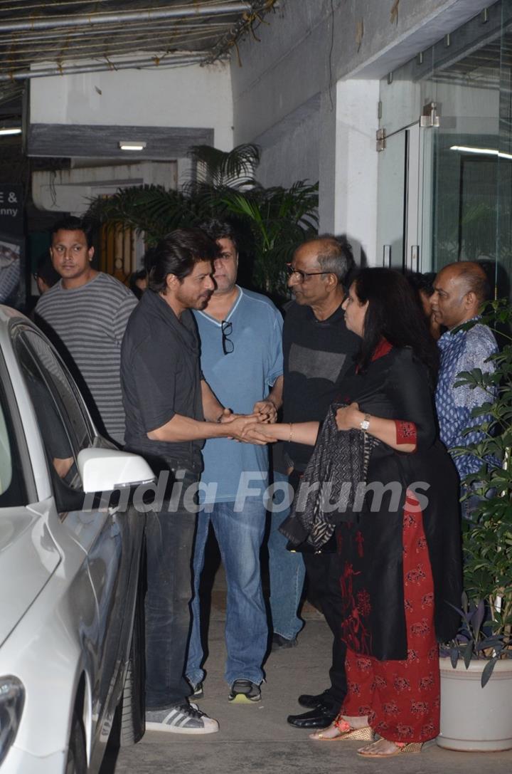 Shah Rukh Khan at Special Screening of 'Raees'