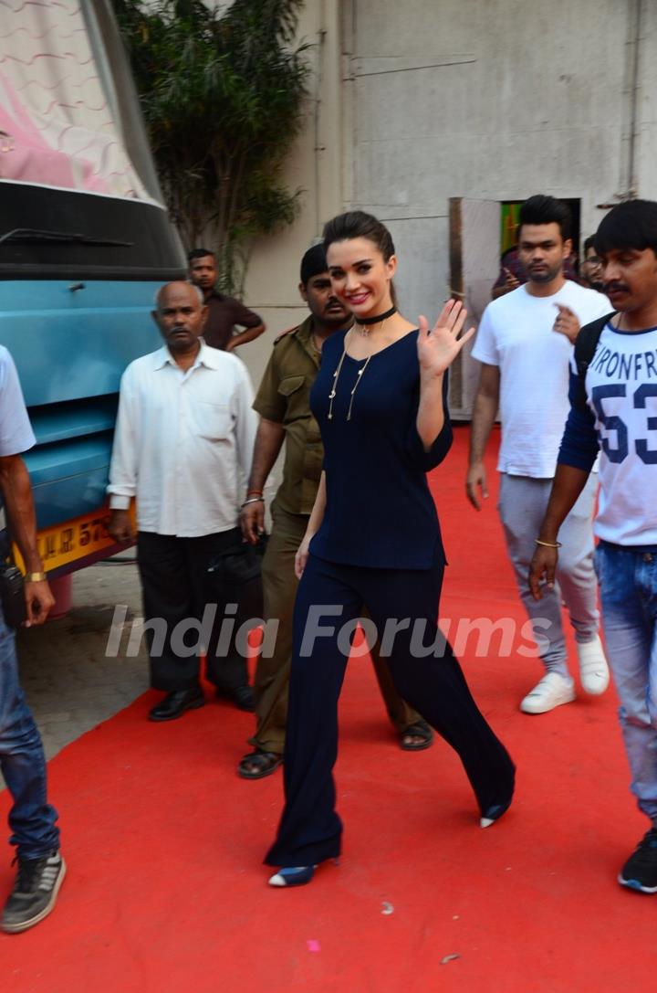 Amy Jackson Snapped at Mehboob Studio