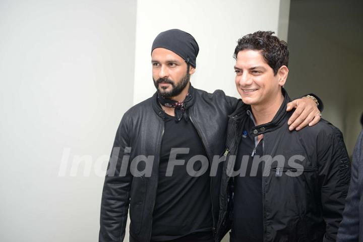 Rohit Roy and DJ Aqeel attend the launch 'Super Fight League'