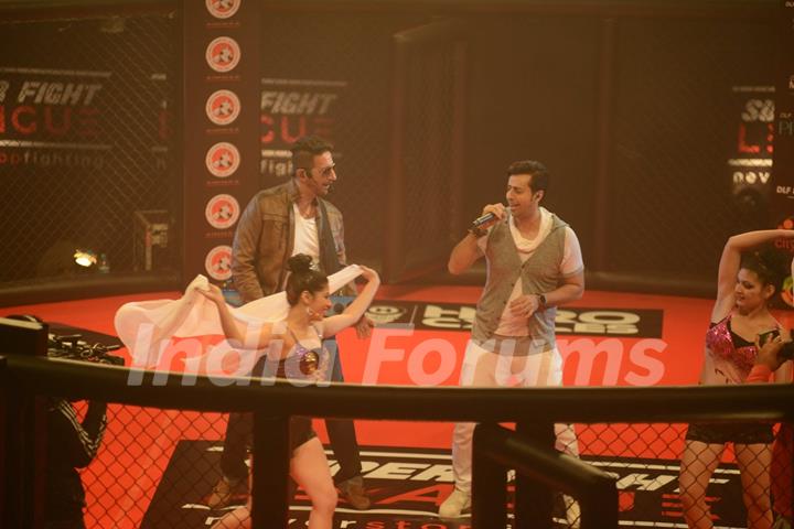 Salim Merchant at the launch 'Super Fight League'