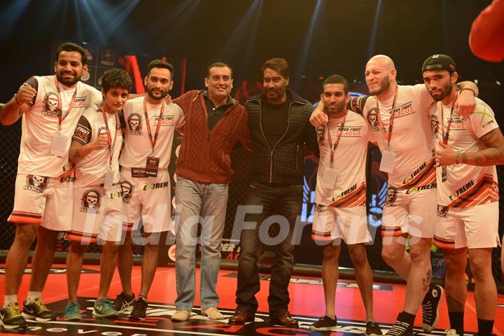Ajay Devgn attend the launch 'Super Fight League'