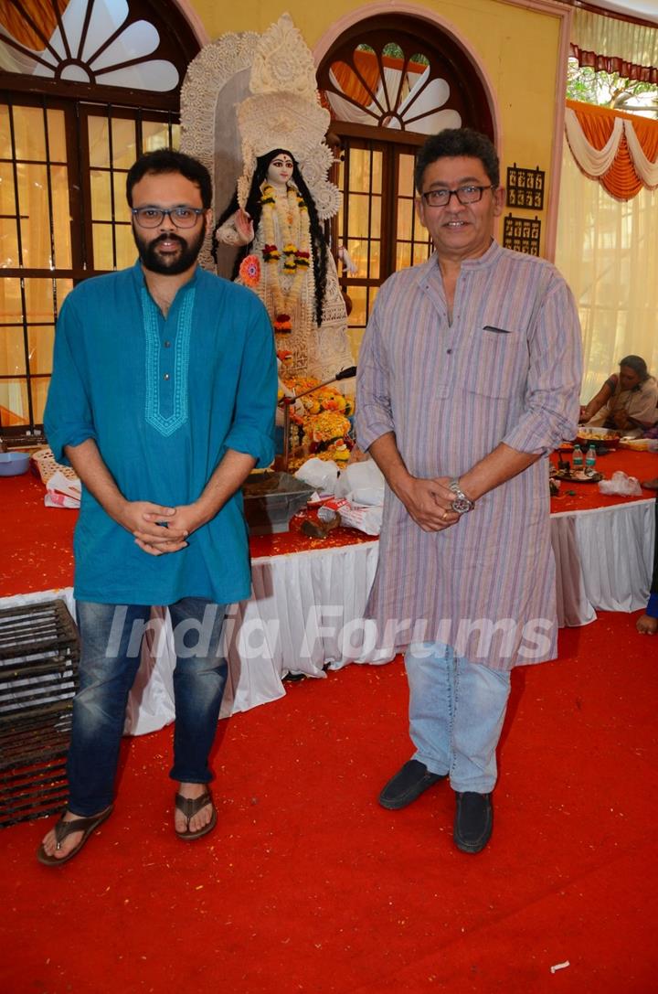 Uday Tikekar attends Anurag Basu's Durga Pooja