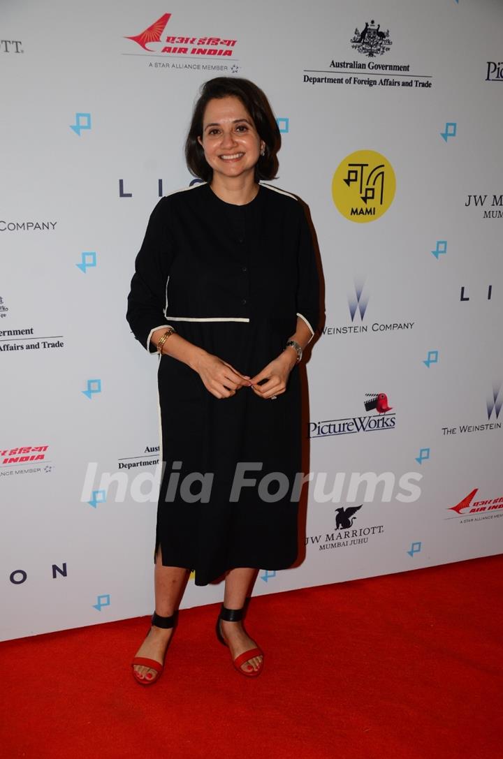Anupama Chopra attends premiere of 'Lion'