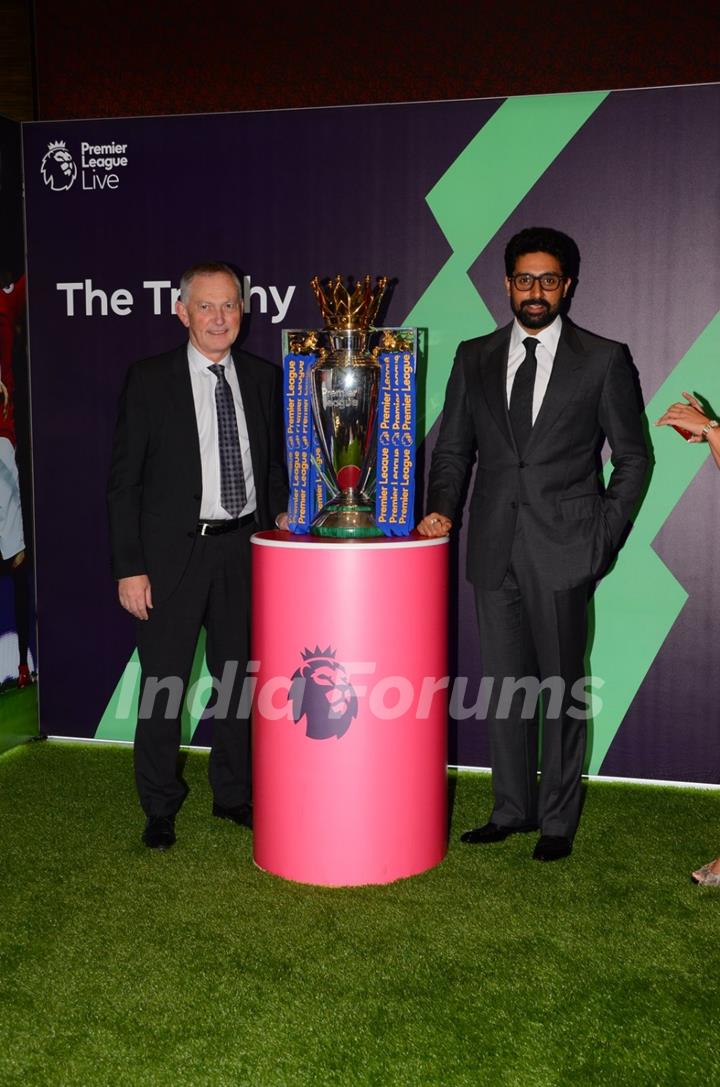 Abhishek Bachchan at Press Meet of Soccer Match