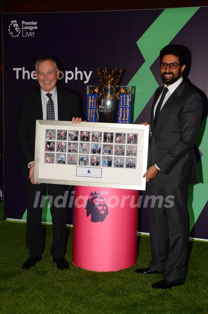 Abhishek Bachchan at Press Meet of Soccer Match