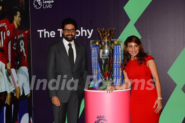 Abhishek Bachchan at Press Meet of Soccer Match